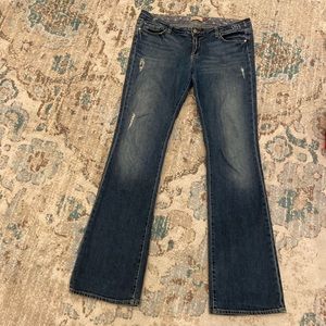 Paige Benedict Canyon Classic Rise Boot Cut Jeans Size 32/14